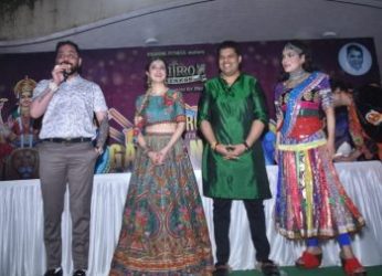 Divya Khosla, Simran Ahuja and Hindustani Bhau rocked the Dandiya night.....!