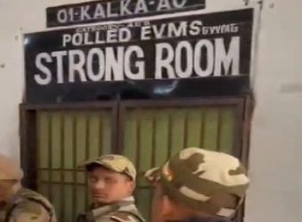 Haryana elections EVMs kept in strong room in Panchkula