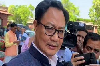 Kiren Rijiju spoke to Muslims before the election results