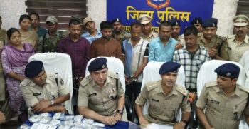 Six accused arrested for robbing 2.85 crore rupees from a jewellery shop in broad daylight