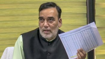 Gopal Rai wrote a letter to the minister for artificial rain