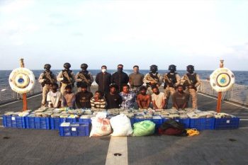 Indian Navy's big action, 500 KG drugs seized in Arabian Sea