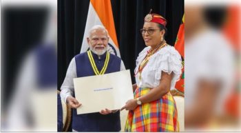 PM Modi conferred with Dominica's highest honour