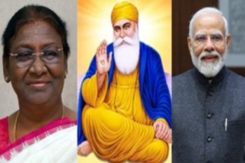 President Draupadi Murmu and many leaders including Modi congratulated the countrymen on Guru Nanak Jayanti