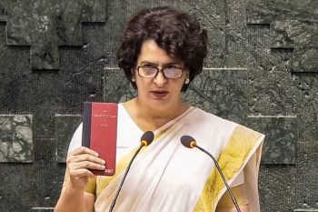 Priyanka Gandhi takes oath as Lok Sabha member