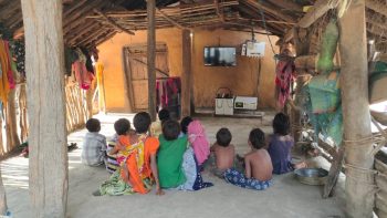 For the first time, the sound of Doordarshan resonated in the remote village Poorvarti