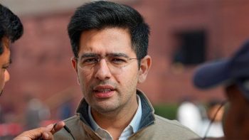 Raghav Chadha gave adjournment notice in Rajya Sabha over the attack on Hindus in Bangladesh