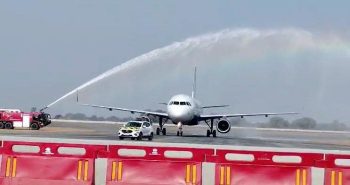 Trial run started at Noida International Airport in Jewar