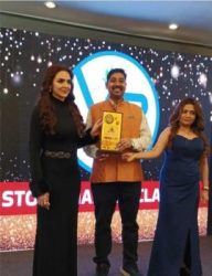 Dr. Krishna Chauhan received the 'International Pride Award'