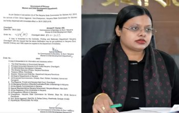 Haryana Women Commission's Vice President Sonia Agarwal sacked