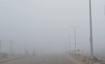 People had to face cold winds and low visibility early in the morning