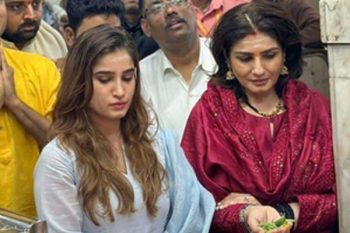 Raveena Tandon reached Dwarka with her daughter Rasha