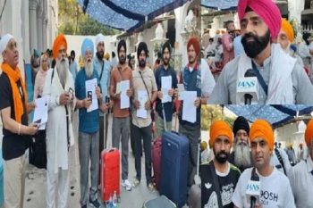 Khalsa Sajna Day 6,600 Sikh devotees leave for Pakistan