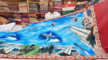 A glimpse of the bravery of Operation Sindoor on the Banarasi sarees of Kashi