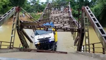 A bridge constructed at a cost of crores collapsed in Assam