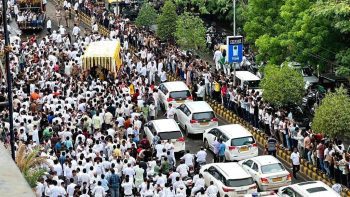 Former Gujarat Chief Minister Vijay Rupani cremated with state honours