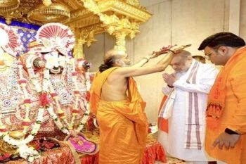 Lord Jagannath received guard of honour for the first time in Ahmedabad