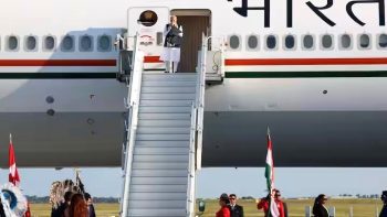 PM Narendra Modi arrives in Canada to attend G-7 summit