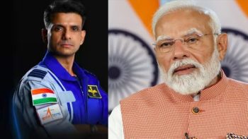 Prime Minister Modi congratulated Shubhanshu Shukla on the successful launch of Axiom-4 mission