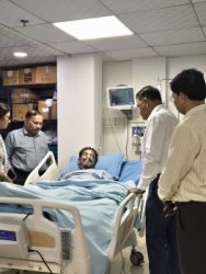 Chief Minister Shri Hemant Soren inquired about the health of former international hockey player Shri Vimal Lakra