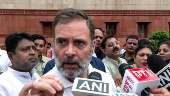 On adjournment of Lok Sabha proceedings, Rahul Gandhi said- I will speak inside the House
