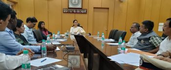 Review meeting under the chairmanship of Chief Secretary regarding preparations for the main function in Dumka