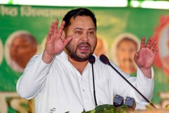 Tejashwi Yadav takes a dig at the central government, targets it through a song