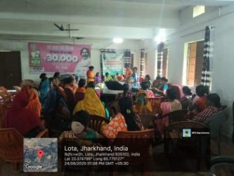 To make women self-reliant, training and awareness program was organized across the district under “Maiyaan Samman se Swavalamban”