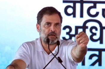 Voter Rights Yatra is not a fight to save votes but to save the Constitution Rahul Gandhi
