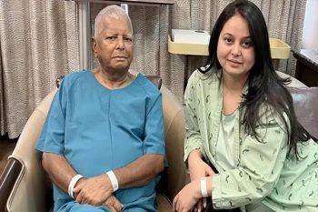 I will leave politics… When a finger was raised on donating a kidney to Lalu Yadav, daughter Rohini got angry and issued an open challenge.