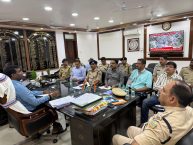 Important meeting with senior officials of the district regarding preparations for the upcoming Durga Puja 2025