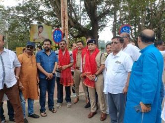 Inspection of Puja Pandals and Ravana Dahan sites as per the instructions of Deputy Commissioner cum District Magistrate, Ranchi, Shri Manjunath Bhajantri