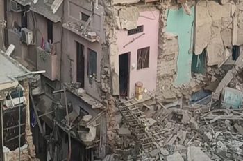 Major accident in North Delhi 4-storey building collapsed in Punjabi Basti, 14 people rescued