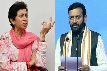 Selja wrote a letter to Saini regarding a permanent solution to the flood.