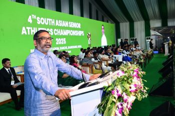 CM Shri Hemant Soren inaugurated the 4th SAF Senior Athletics Championship-2025