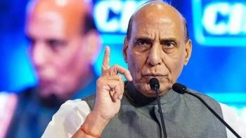 Defense Minister Rajnath Singh's warning to Pakistan... if they dare, history and geography will change.