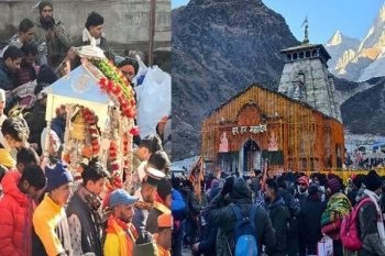 The valley resounds with chants of Har Har Mahadev, as the doors of Kedarnath shrine close for the winter.