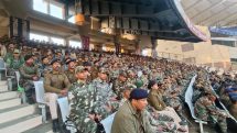 Briefing to maintain tight security and law and order in the city in view of the third ODI international cricket match between India and South Africa.