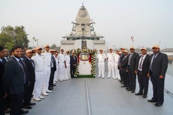 Fourth Nilgiri class (Project 17A) indigenous advanced stealth frigate 'Taragiri' handed over