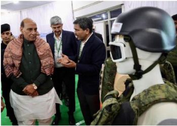 Defence Minister Shri Rajnath Singh visited the Defence Materials and Stores Research and Development Establishment, a DRDO laboratory in Kanpur.