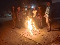 District administration active amid increasing cold, extensive arrangements for bonfires at necessary places in the district