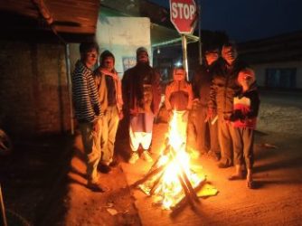 In view of the increasing cold, Ranchi district administration ensured arrangements for bonfires across the district.