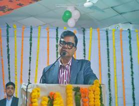 Mr. Sanjay Kumar inaugurated a microforest at the PM Shri Navodaya Vidyalaya in Gautam Buddh Nagar.