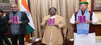 President Smt. Droupadi Murmu released the Indian Constitution translated into the Santhali language and published for the first time by the Legislative Department of the Ministry of Law and Justice.