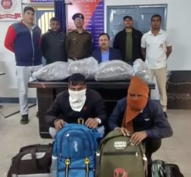 RPF Hatia and Flying Team Ranchi together recovered ganja worth eleven and a half lakh rupees from Hatia station.