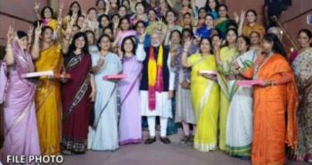 The Prime Minister shared an article stating that women power is central to India's future.