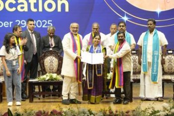 The Vice President addressed the 30th convocation ceremony of Pondicherry University, calling the graduates the architects of 'Developed India @2047'.