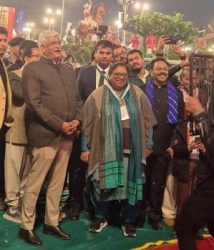 At Bharat Parv, the Ministry of Home Affairs' Republic Day tableau and pavilion were visited by a large number of people;public awareness about the new laws increased.