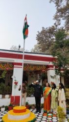 DC Ranchi, Shri Manjunath Bhajantri, hoisted the national flag on the occasion of Republic Day 2026.