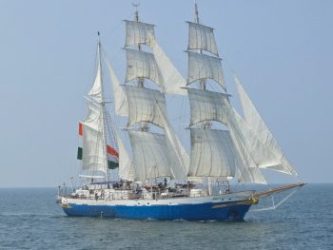 INS Sudarshini will depart on the transoceanic sailing expedition - Lokayan 26.